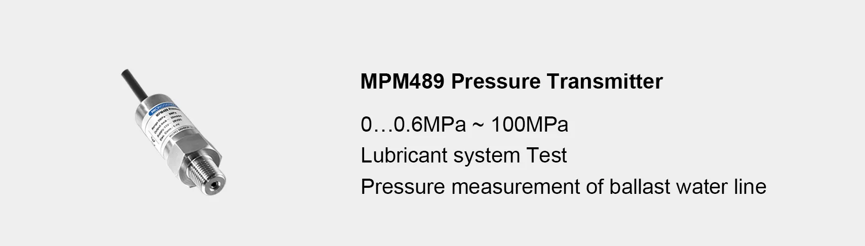 Transmisor de presión ATEX MPM489
