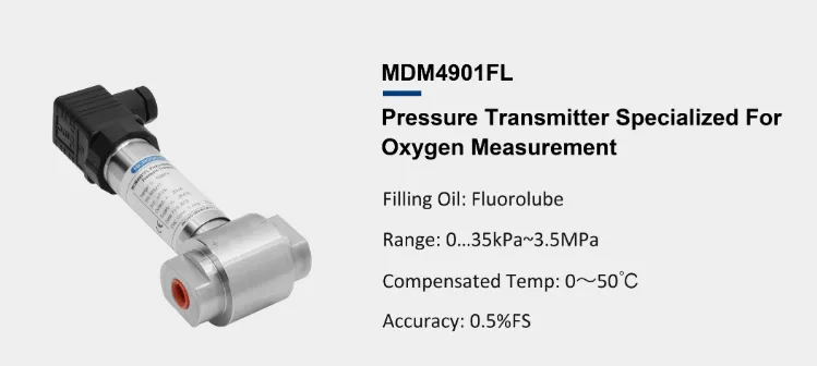 sensor de presión diferencial para la medición de la presión del oxígeno MDM4901FL