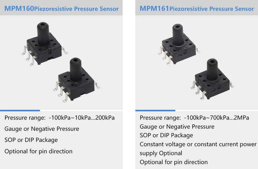 sensor de presión MEMS MPM160