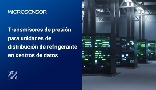 Transmisores de presión para unidades de distribución de refrigerante en centros de datos