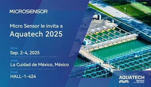 Micro Sensor le Invita a AQUATECH 2025