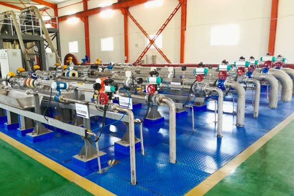 Línea de calibración de caudalímetros