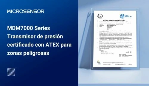 MDM7000 Series Transmisor de presión certificado con ATEX para zonas peligrosas