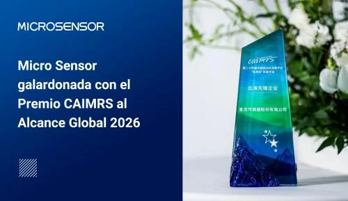 Micro Sensor galardonada con el Premio CAIMRS al Alcance Global 2026