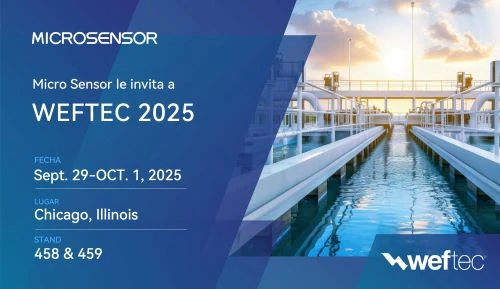 MICROSENSOR presentará soluciones de monitorización en WEFTEC 2025